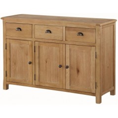 AM Kilmore Oak 3 Door Sideboard